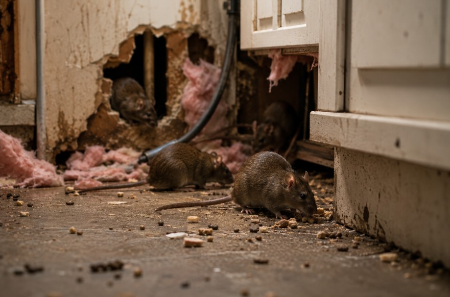 rodent infestation in center square Albany ny
