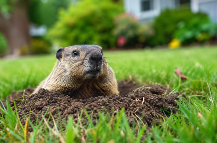 gopher infesting Albany ny yard